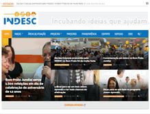 Tablet Screenshot of indesc.org.br
